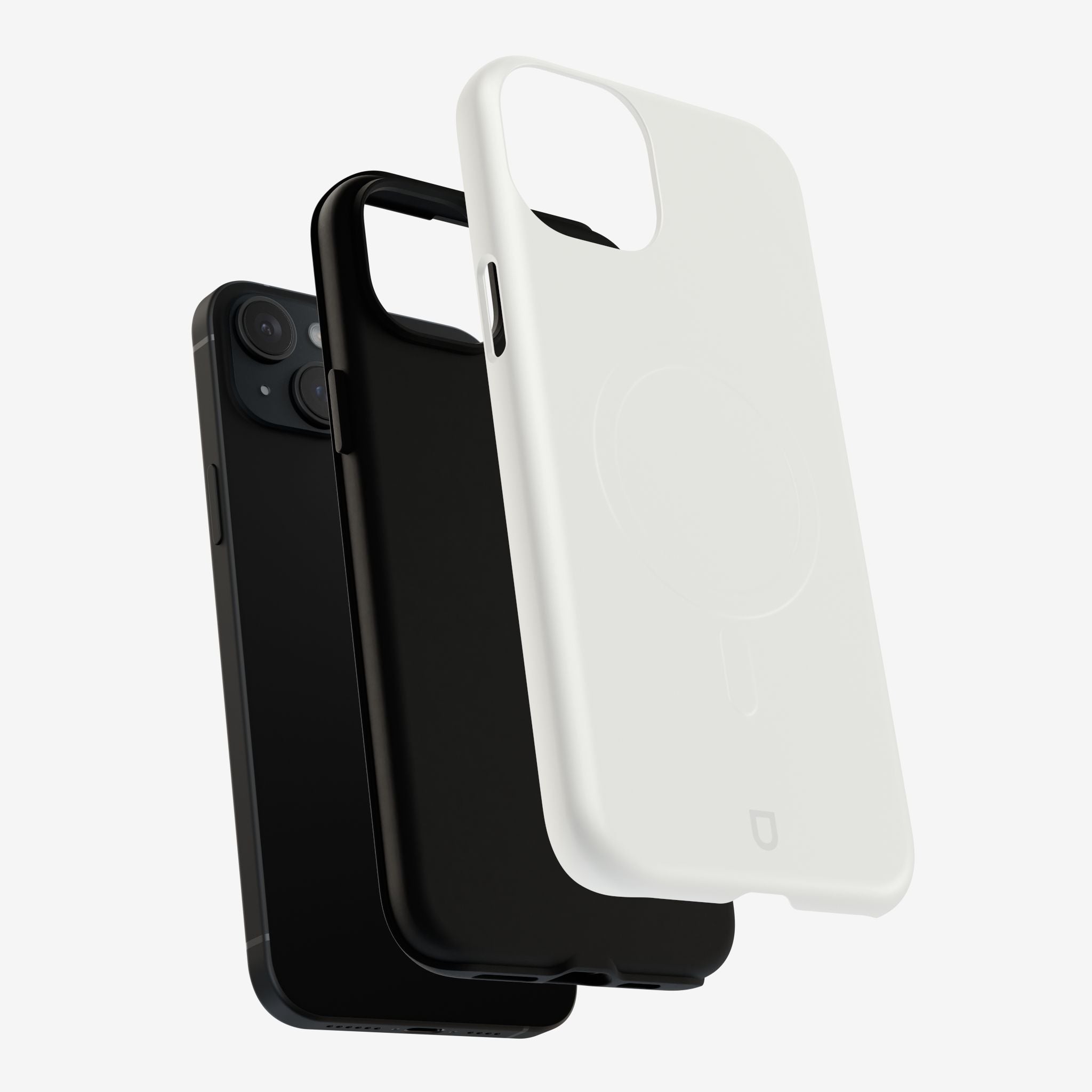 iPhone 15 Plus MagSafe Tough Case - White