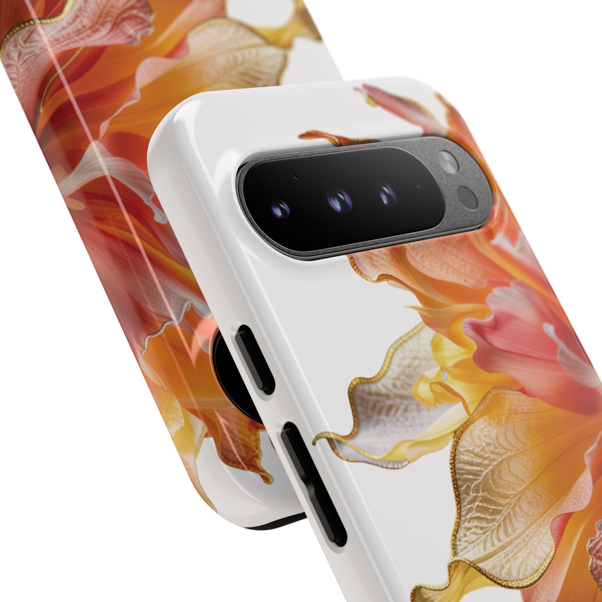 Google Pixel 9 Series Tough Case - Ember Bloom White