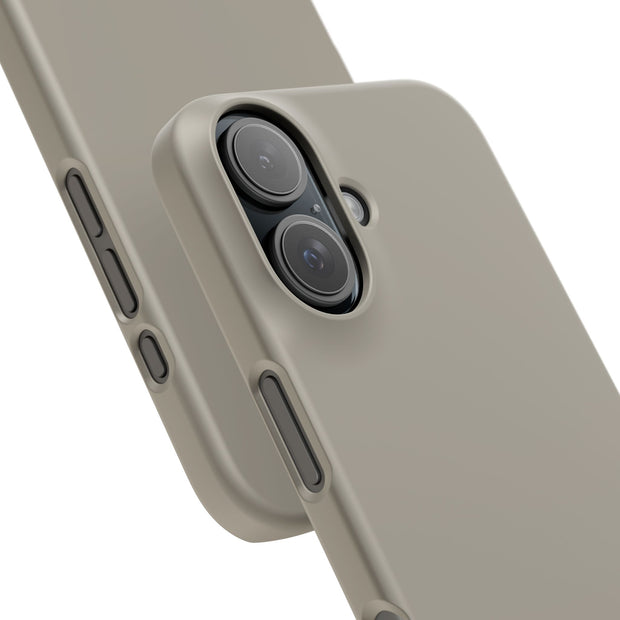 iPhone 16 Plus Slim Case - Khaki Beige