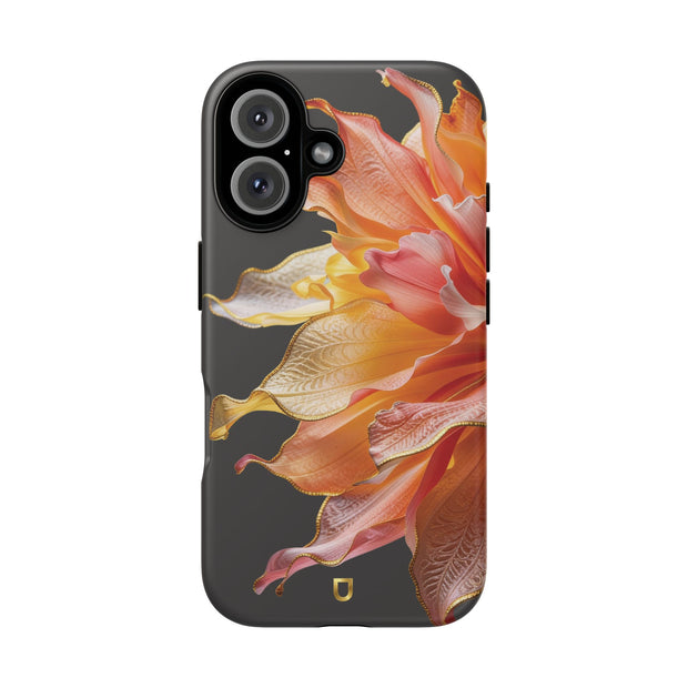 iPhone 16 Series Tough Case - Ember Bloom Black