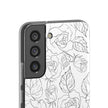 Samsung Galaxy S22 Flexi Case - Black Rose