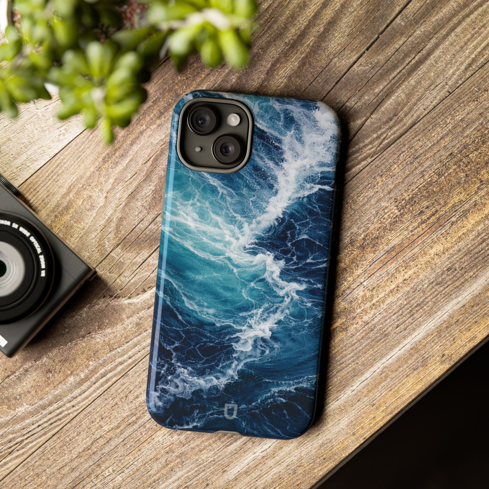 iPhone 15 Plus Tough Case - Deep Tide