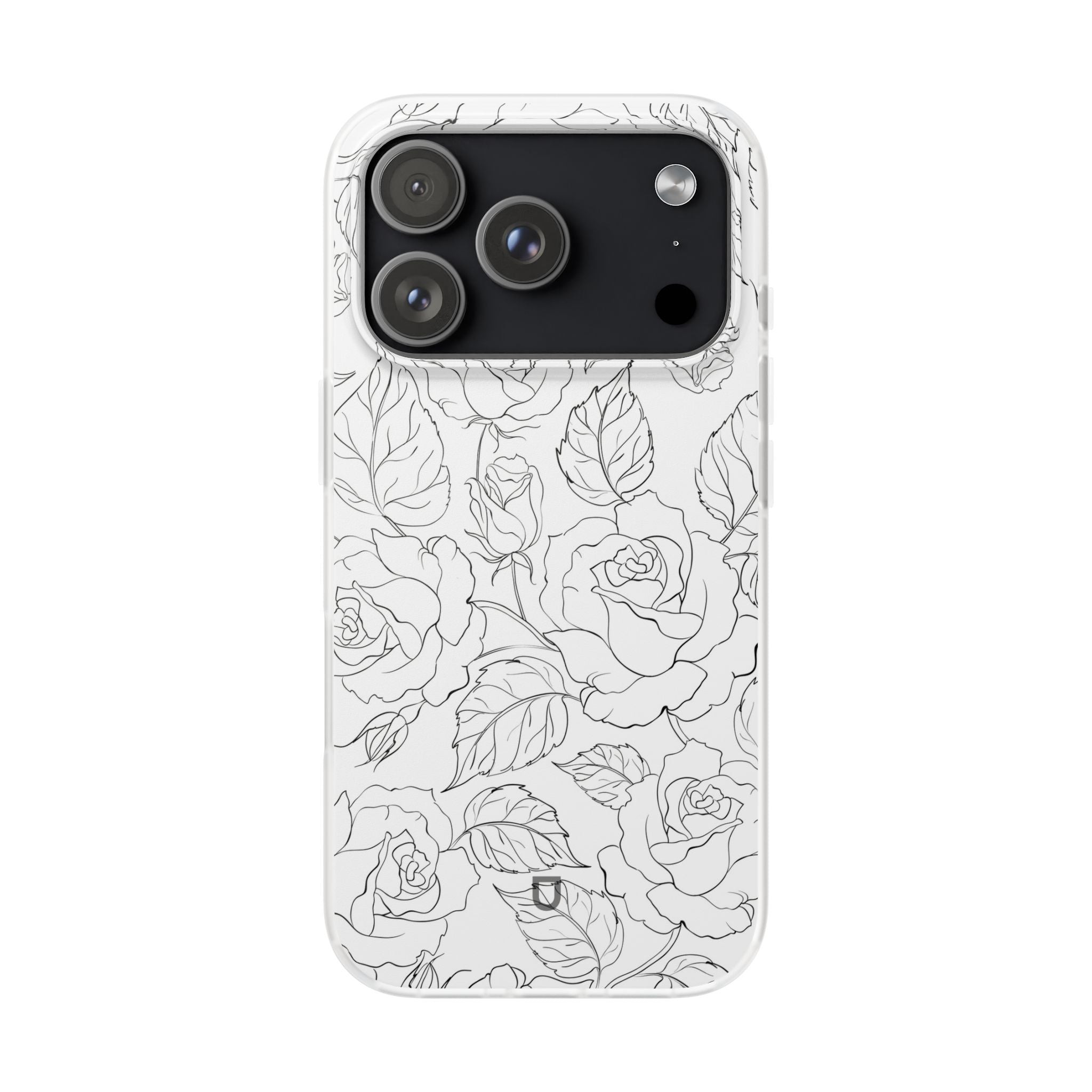iPhone 17 Pro Flexi Case - Black Rose