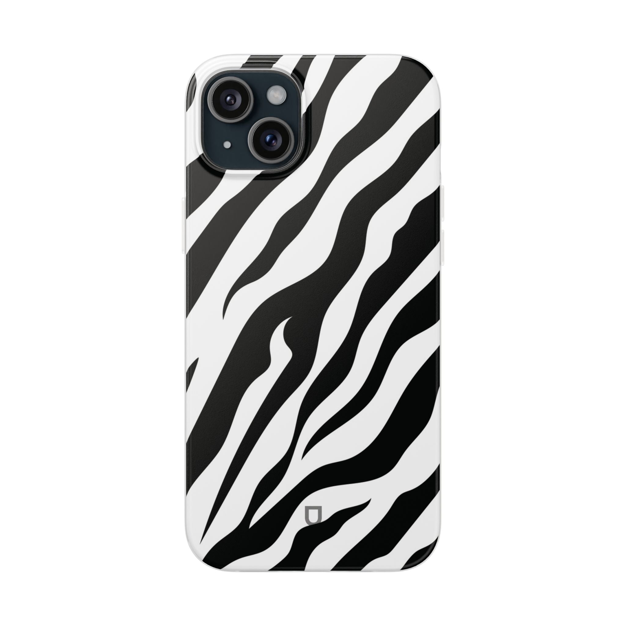 iPhone 15 Plus Flexi Case - Zebra