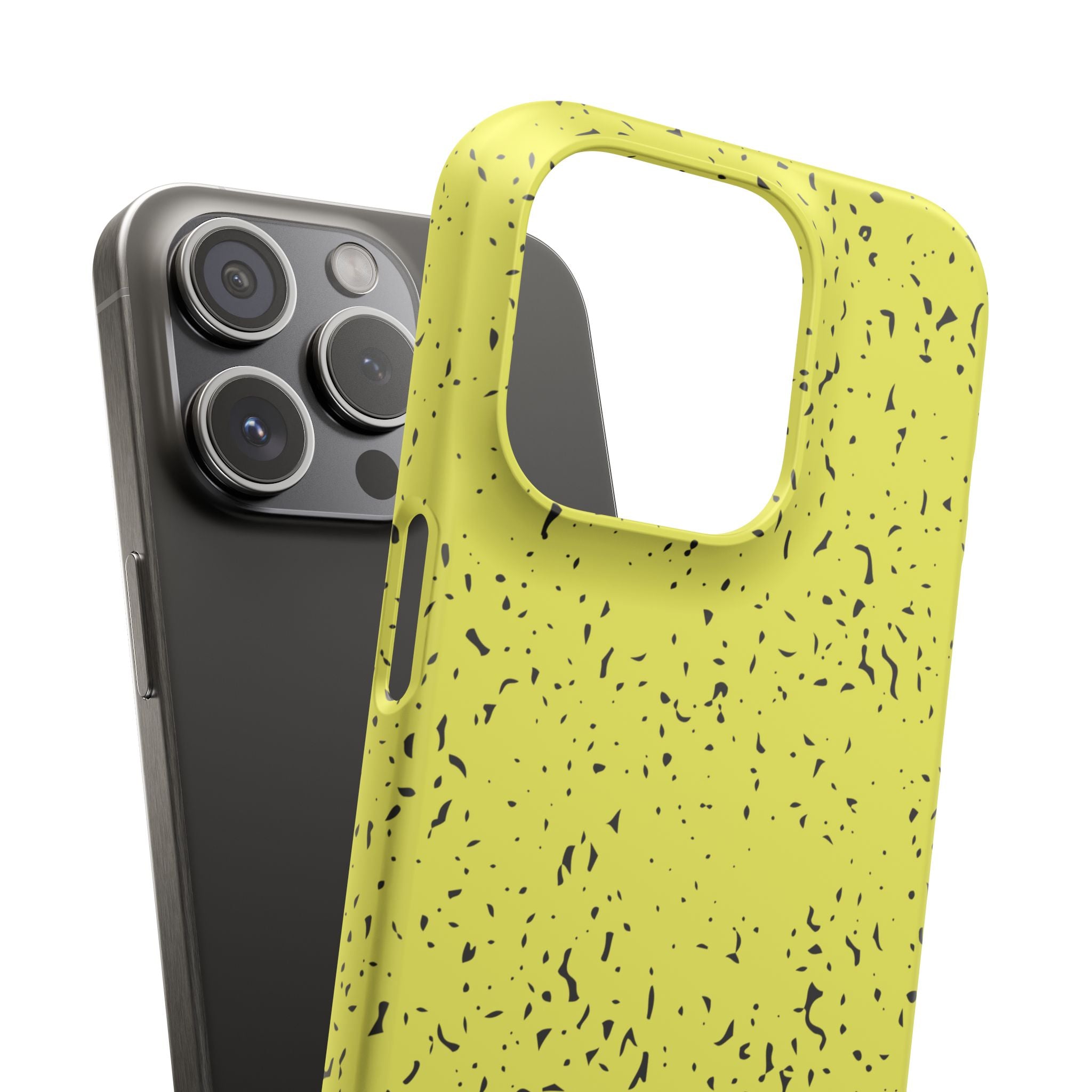 iPhone 15 Pro Slim Case - Flake Lemon
