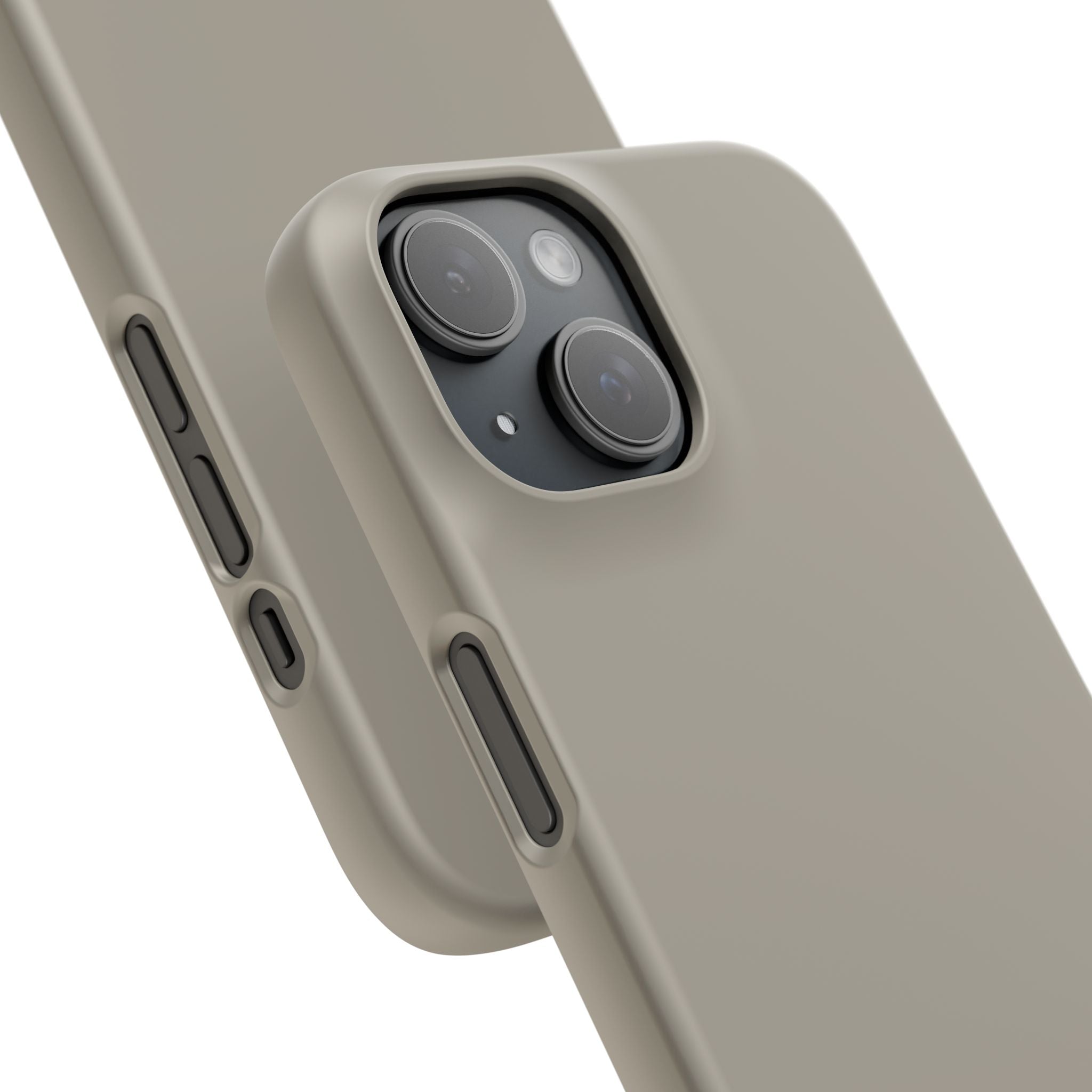 iPhone 15 Slim Case - Khaki Beige