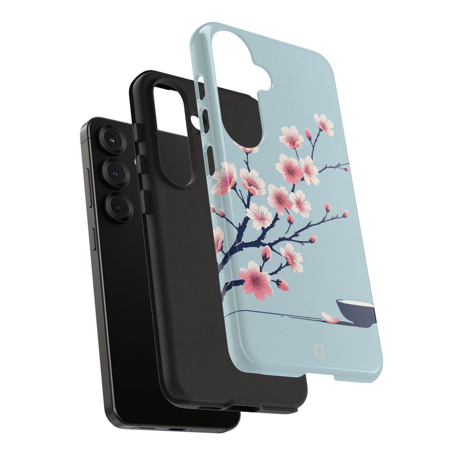 Samsung Galaxy S25 Tough Case - Cherry Blossoms