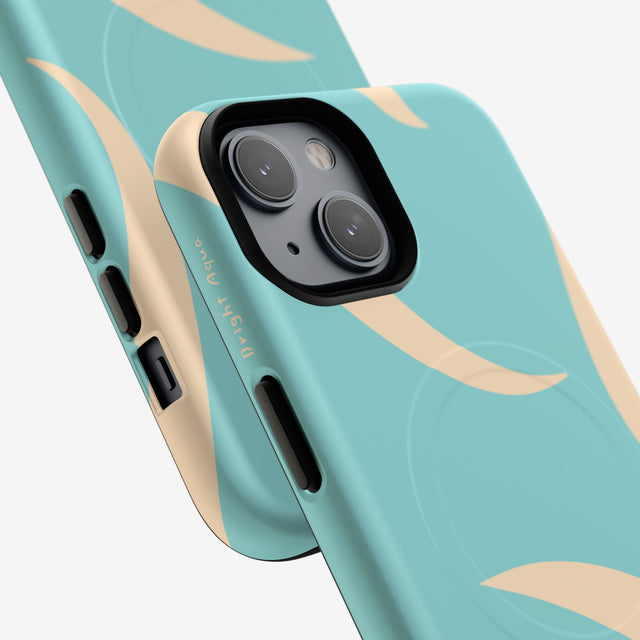 iPhone 14 MagSafe Tough Case - Bright Aqua