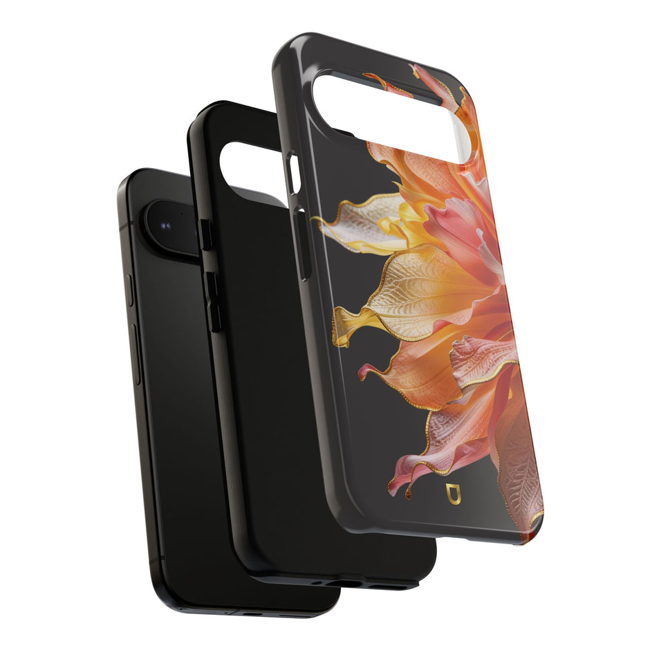 Google Pixel 9 Series Tough Case - Ember Bloom Black