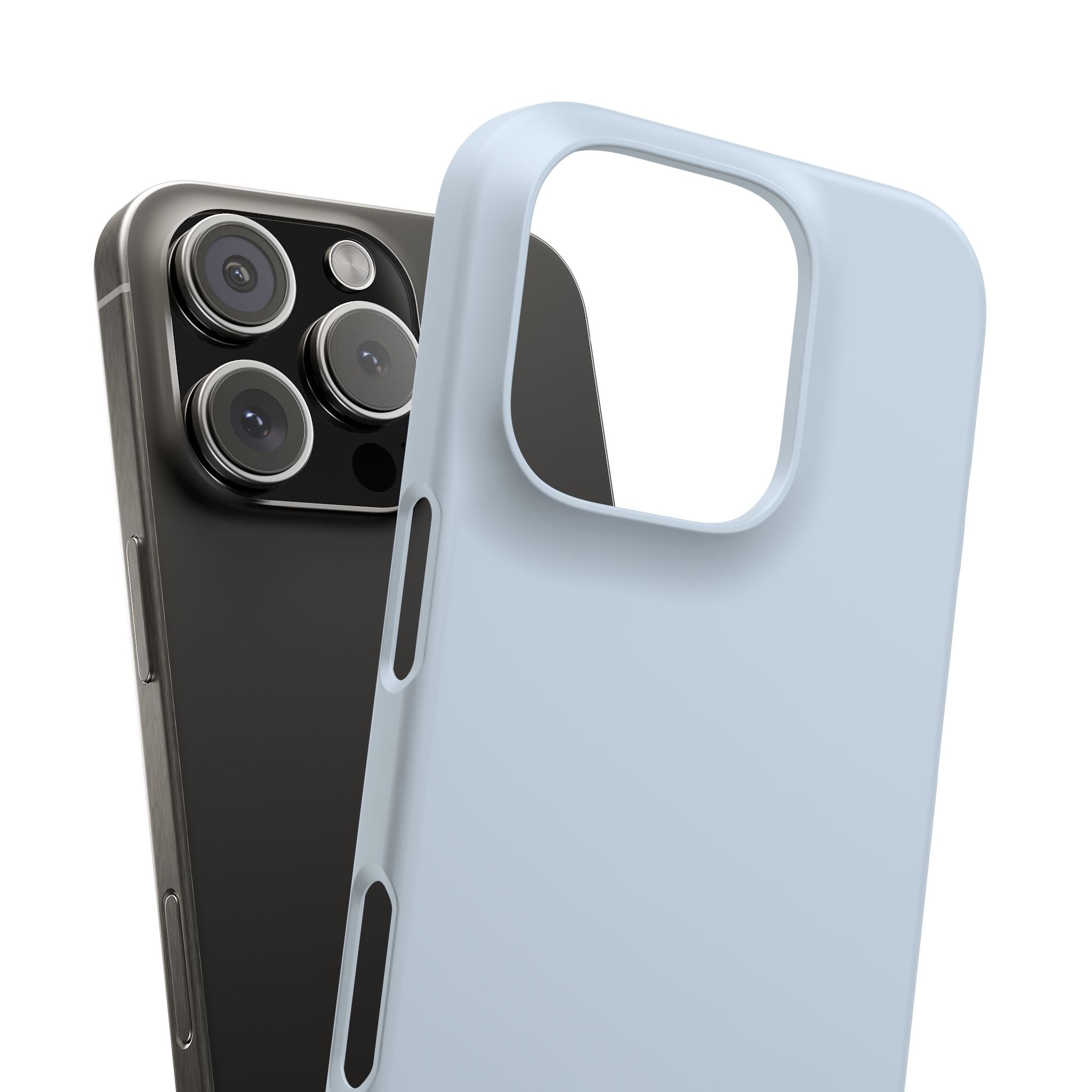 iPhone 16 Pro Slim Case - Blue Pale