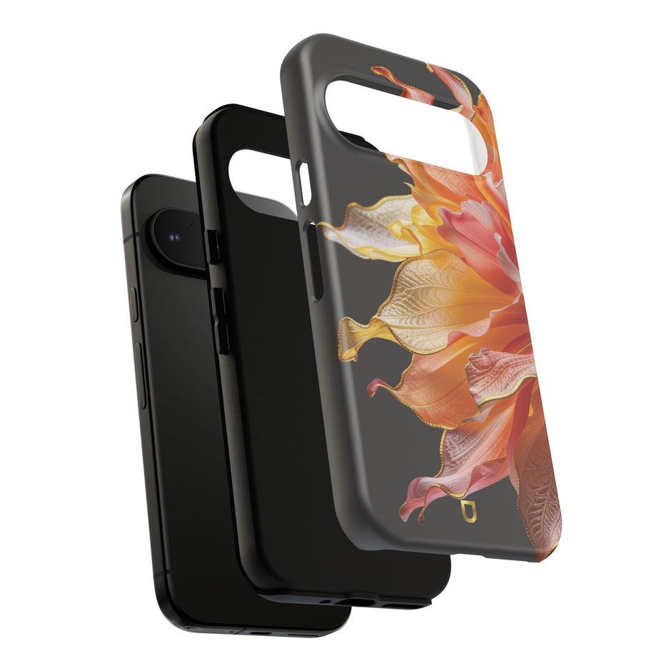 Google Pixel 9 Series Tough Case - Ember Bloom Black