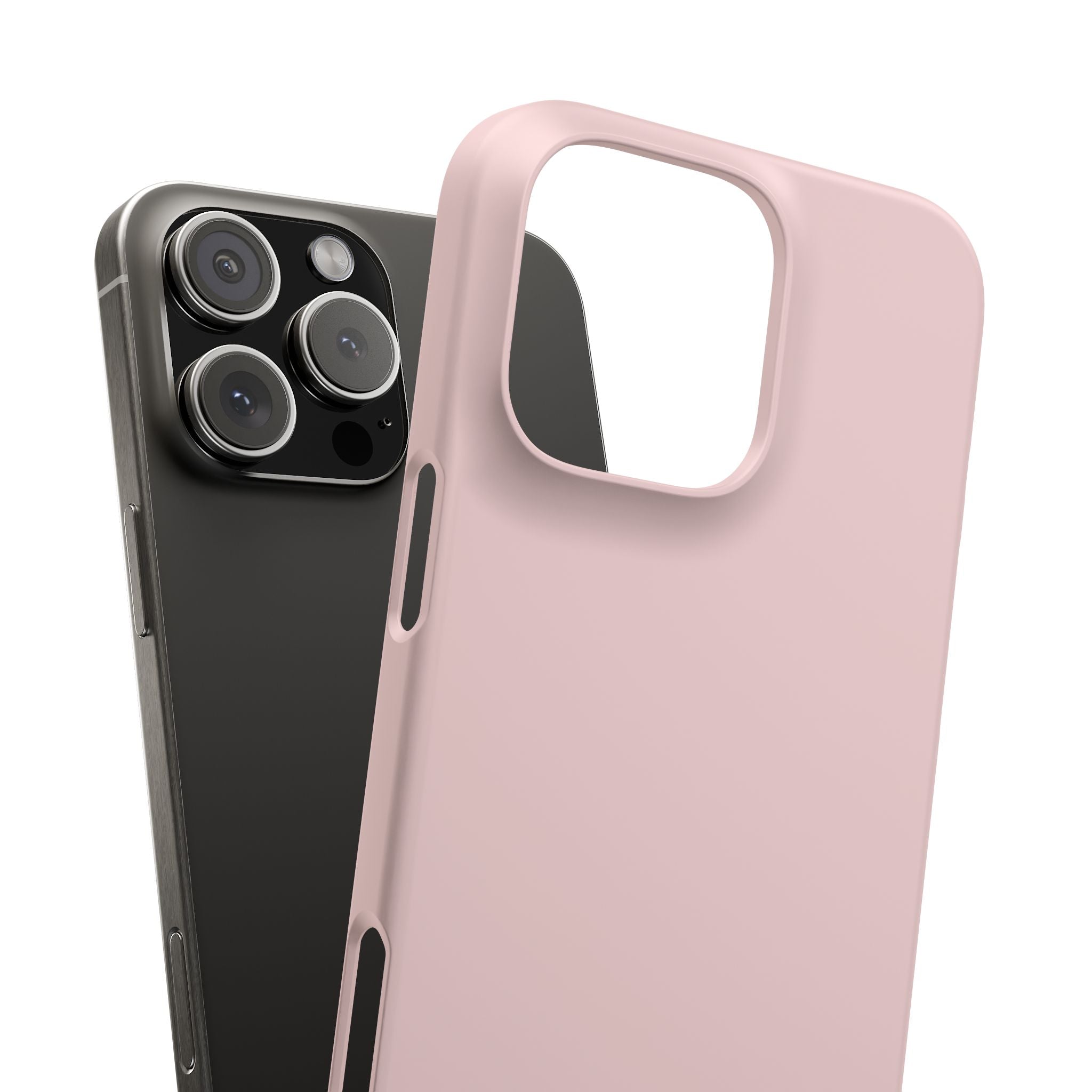 iPhone 16 Pro Max Slim Case - Soft Rose