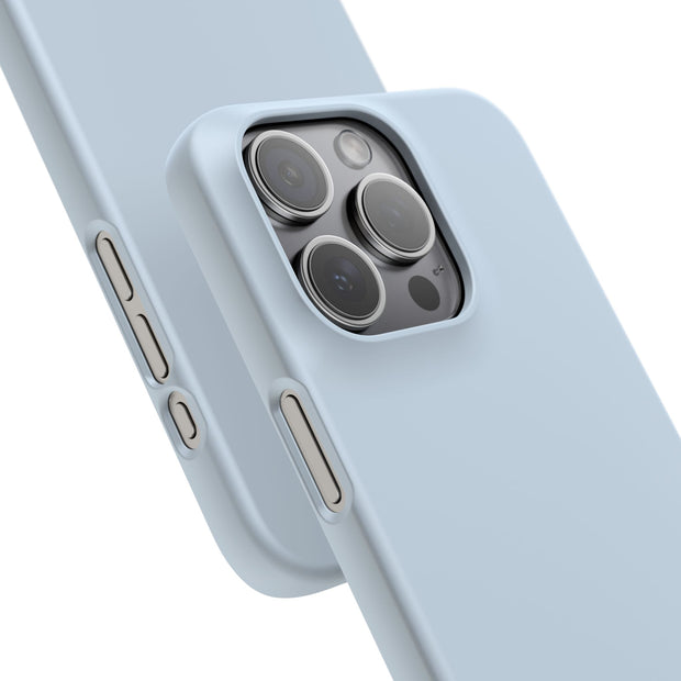 iPhone 15 Pro Max Slim Case - Blue Pale