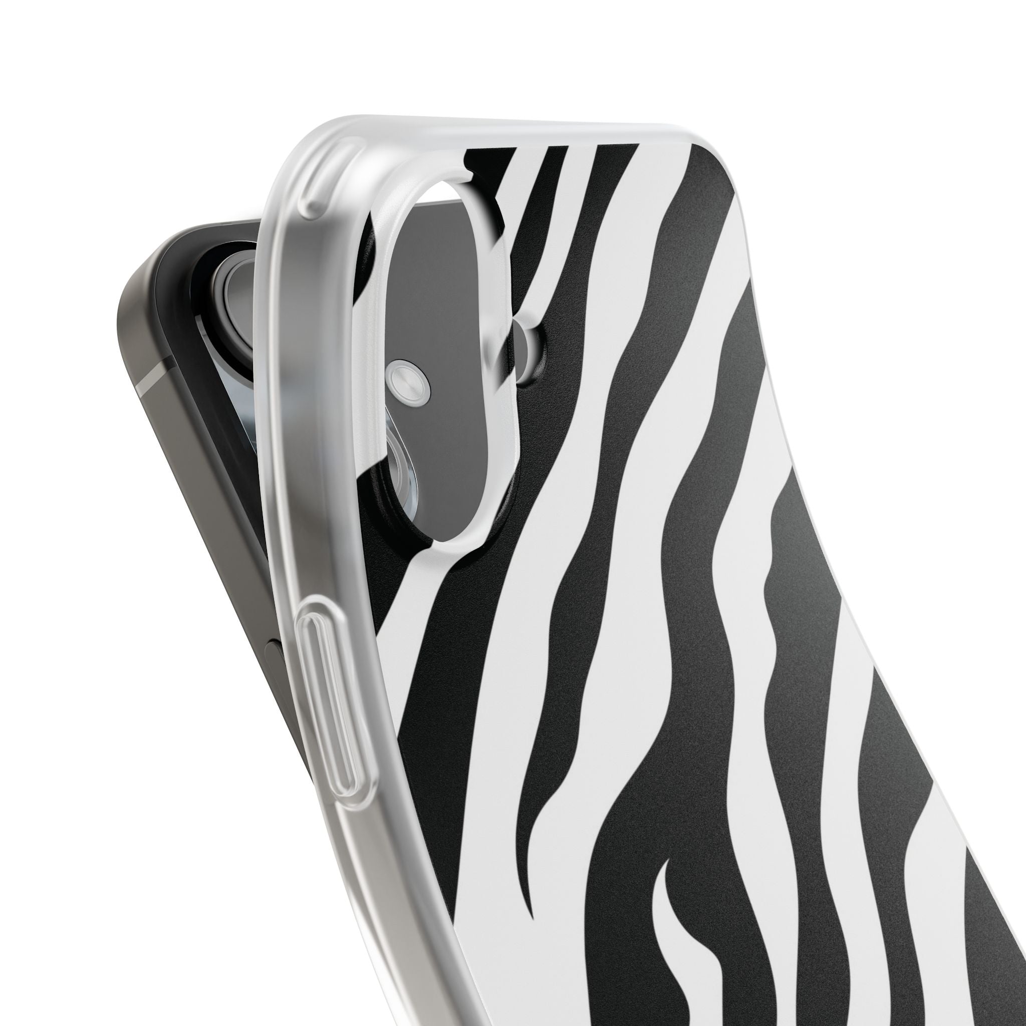 iPhone 16 Plus Flexi Case - Zebra