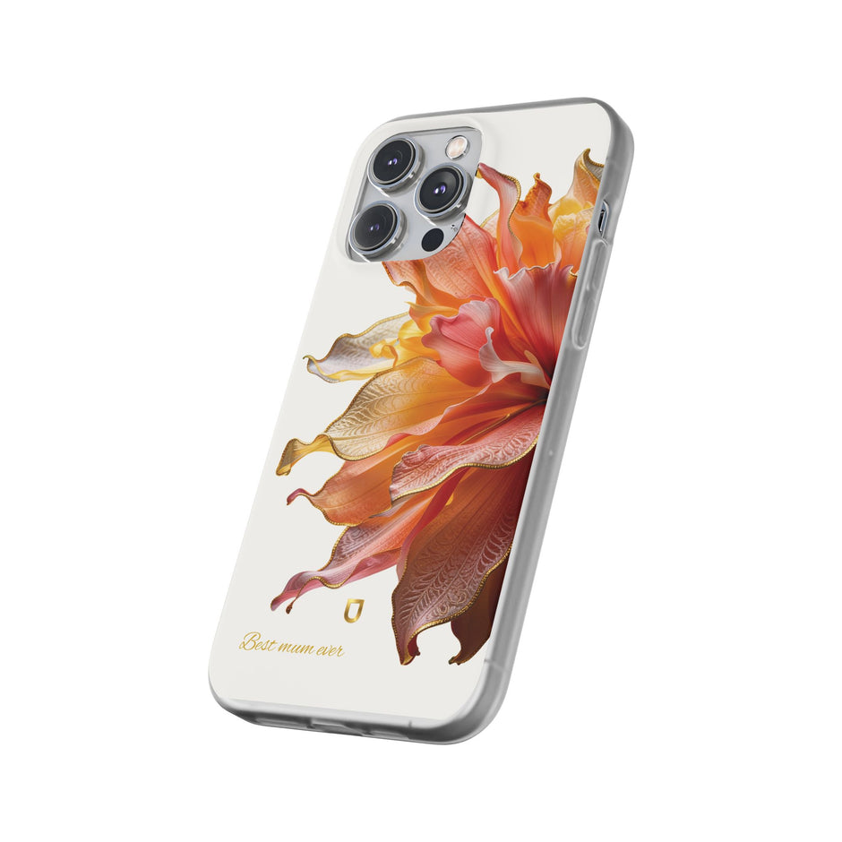 iPhone 14 Series Flexi Case - Ember Bloom