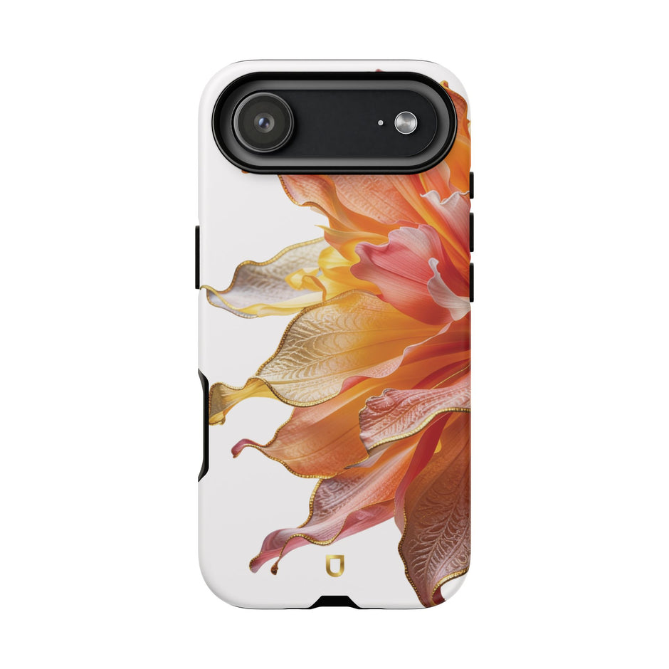 iPhone 17 Series Tough Case - Ember Bloom White