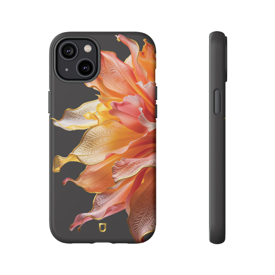 iPhone 14 Series Tough Case - Ember Bloom Black