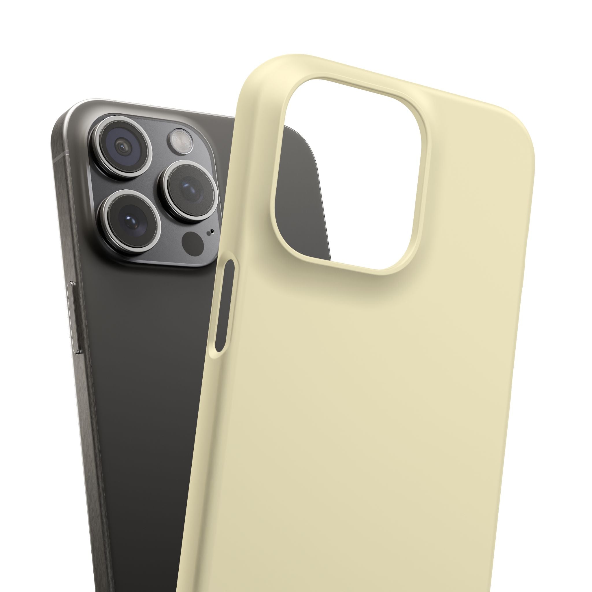 iPhone 15 Pro Max Slim Case - Lemon Chiffon