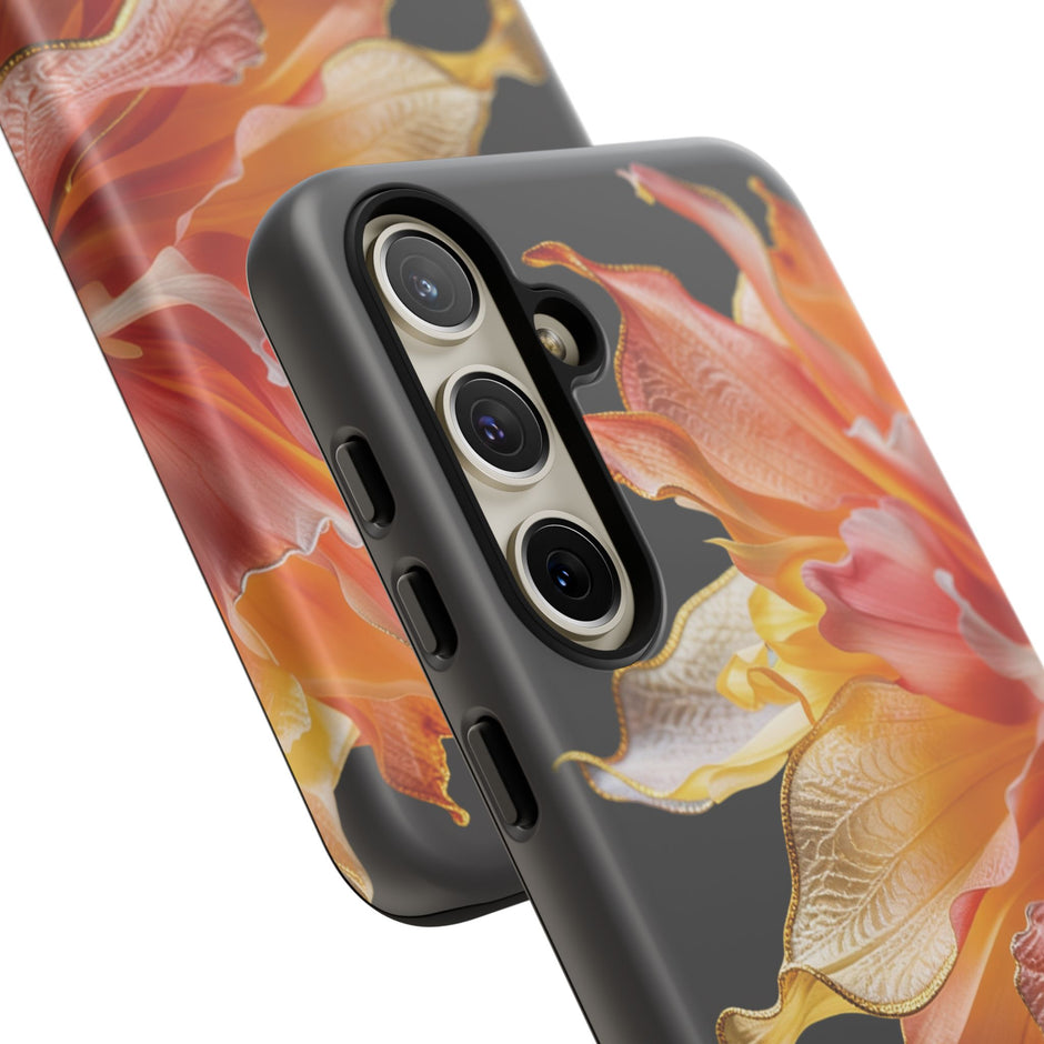 Samsung Galaxy S24 Series Tough Case - Ember Bloom Black