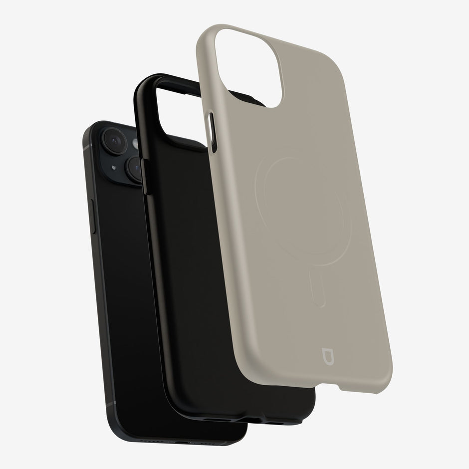iPhone 15 Plus MagSafe Tough Case - Khaki Beige