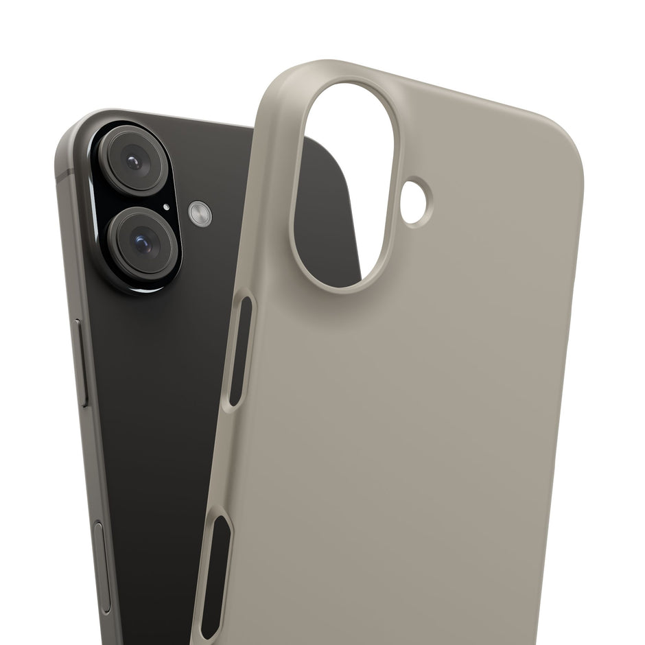 iPhone 16 Plus Slim Case - Khaki Beige