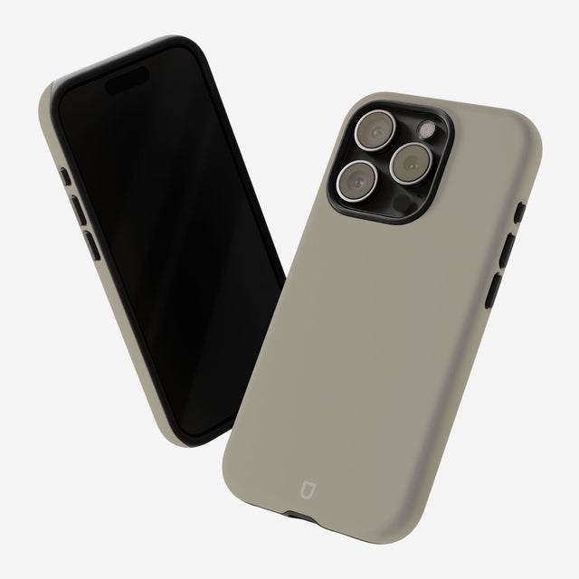 iPhone 15 Pro Tough Case - Khaki Beige