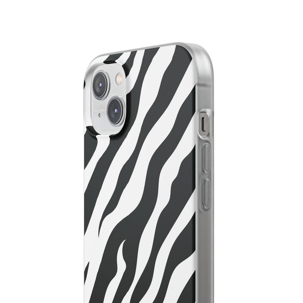 iPhone 14 Plus Flexi Case - Zebra