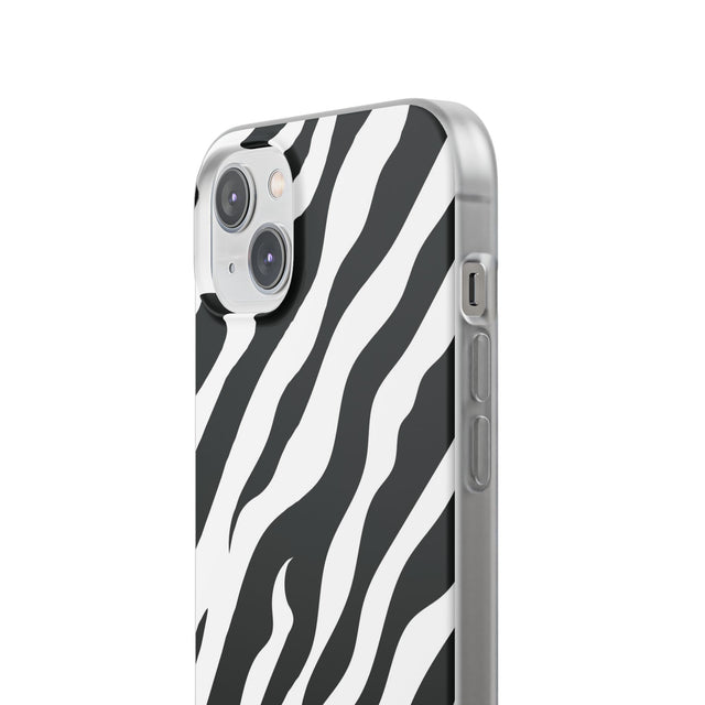 iPhone 14 Plus Flexi Case - Zebra
