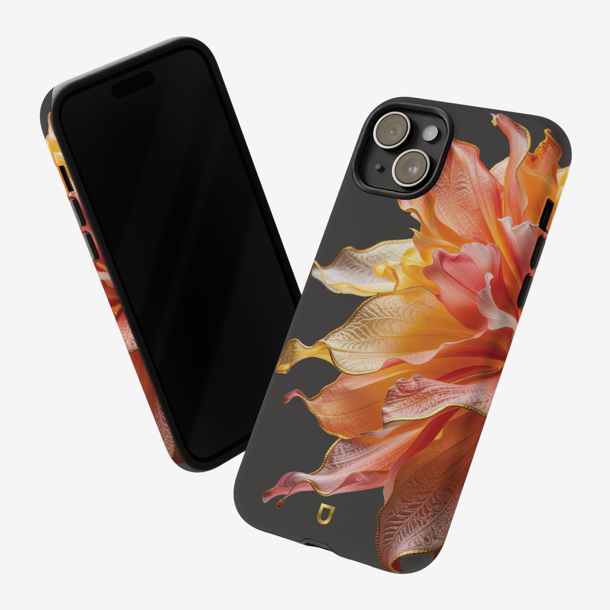 iPhone 15 Series Tough Case - Ember Bloom Black