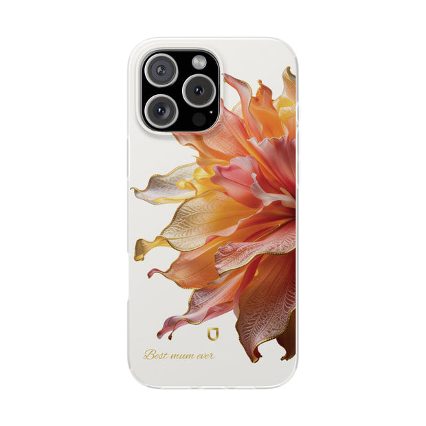 iPhone 16 Series Flexi Case - Ember Bloom