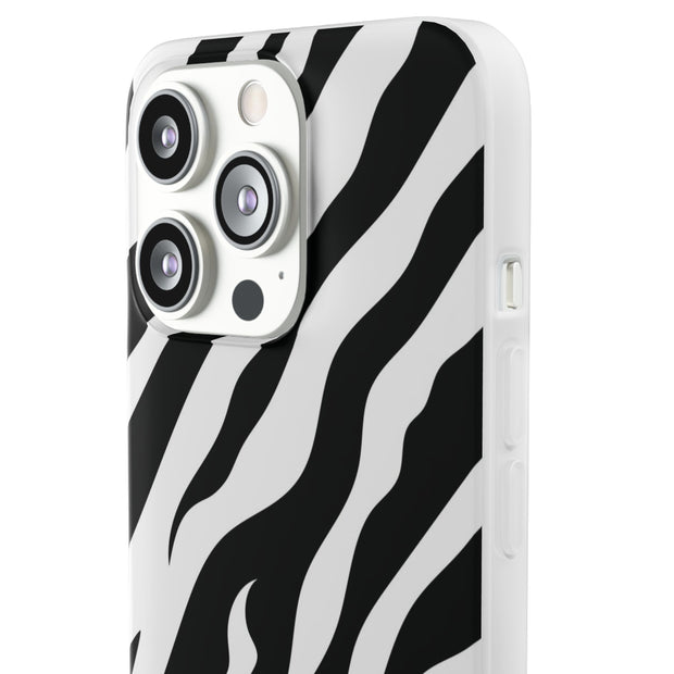 iPhone 13 Pro Flexi Case - Zebra