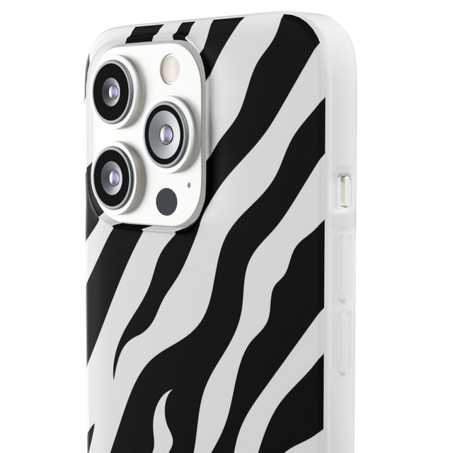 iPhone 13 Pro Flexi Case - Zebra