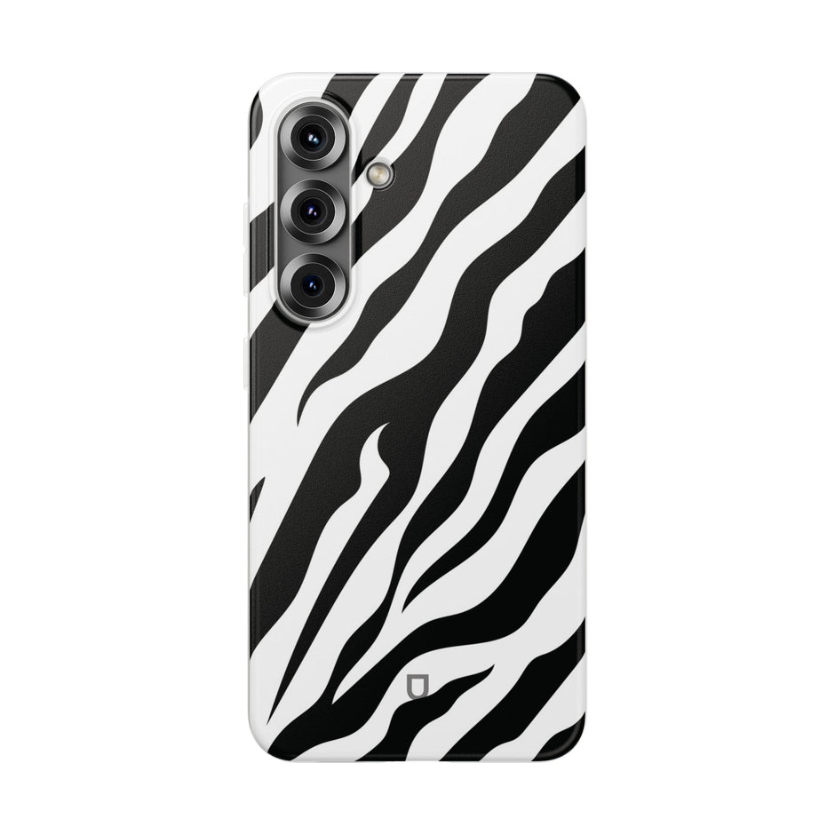 Samsung Galaxy S25 Flexi Case - Zebra