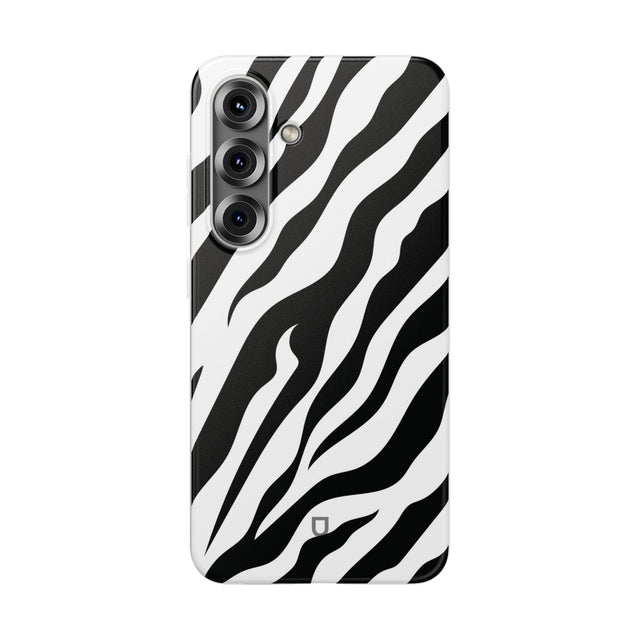 Samsung Galaxy S25 Flexi Case - Zebra