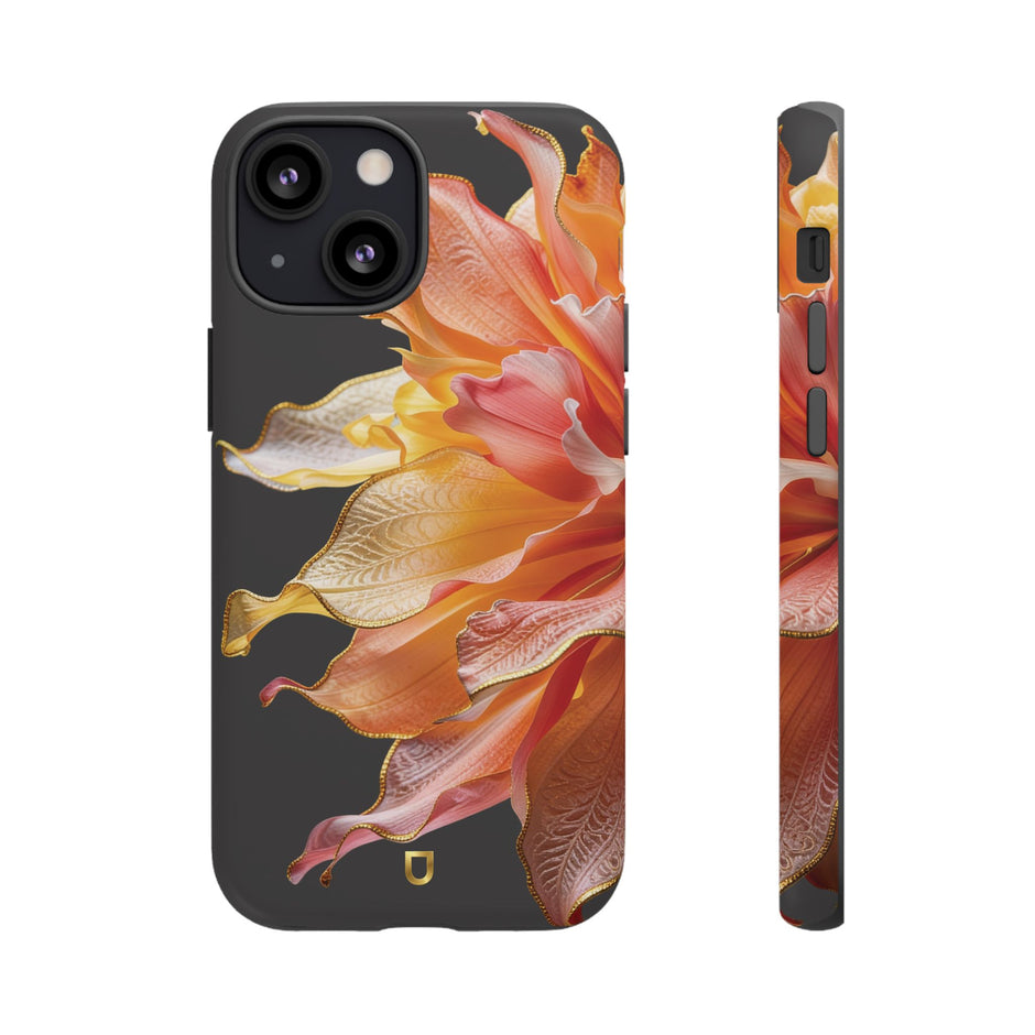 iPhone 13 Series Tough Case - Ember Bloom Black