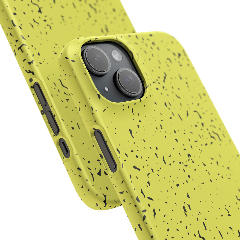 iPhone 15 Plus Slim Case - Flake Lemon