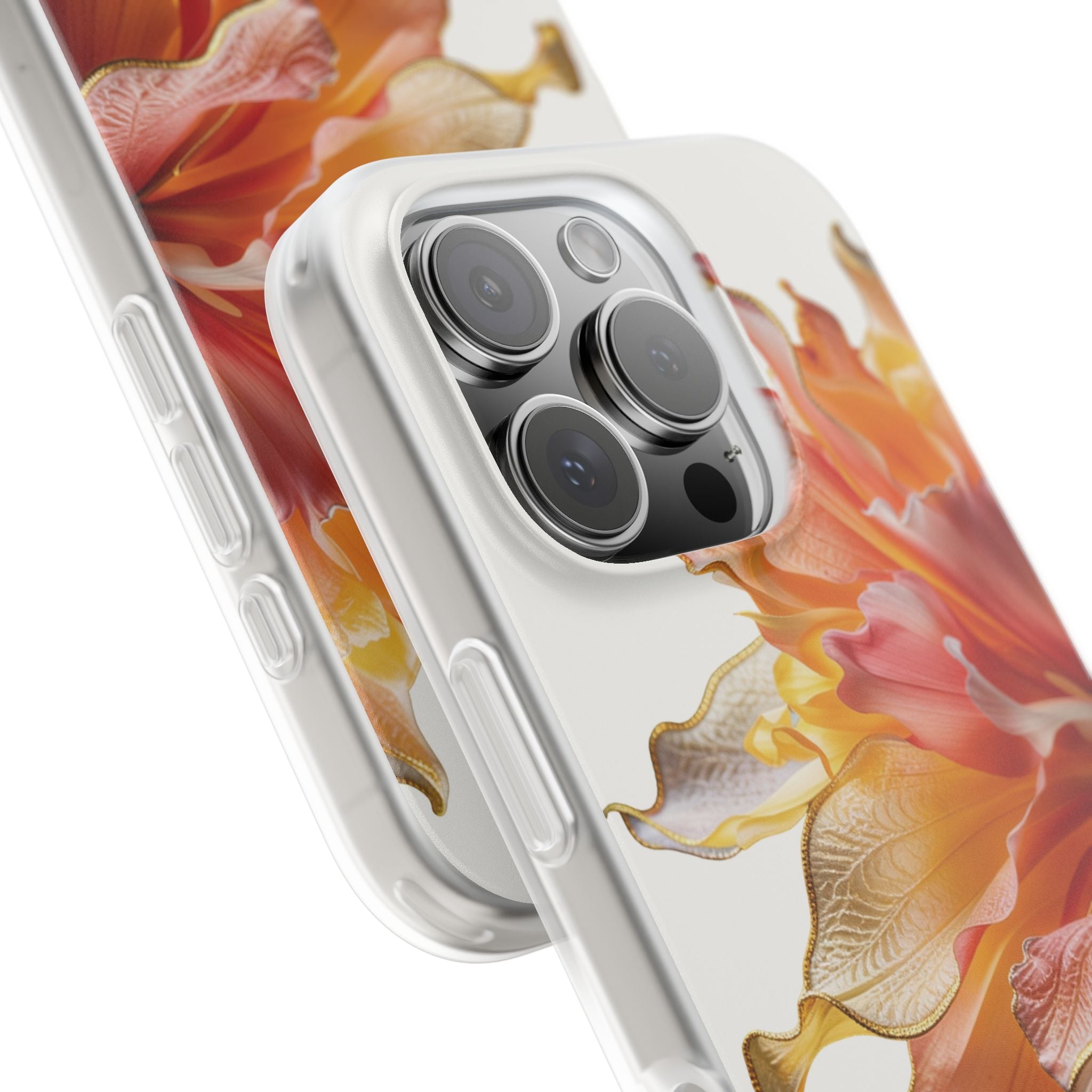 iPhone 16 Series Flexi Case - Ember Bloom