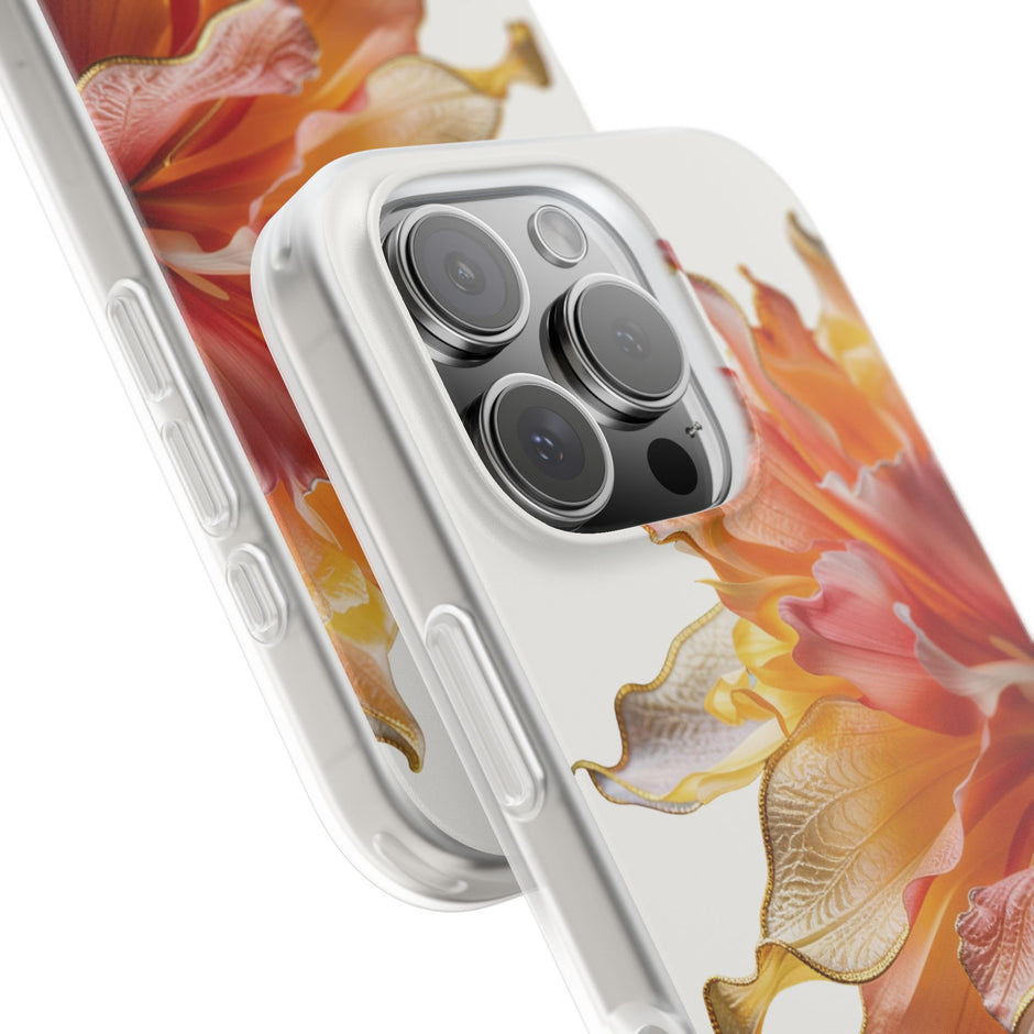 iPhone 16 Series Flexi Case - Ember Bloom