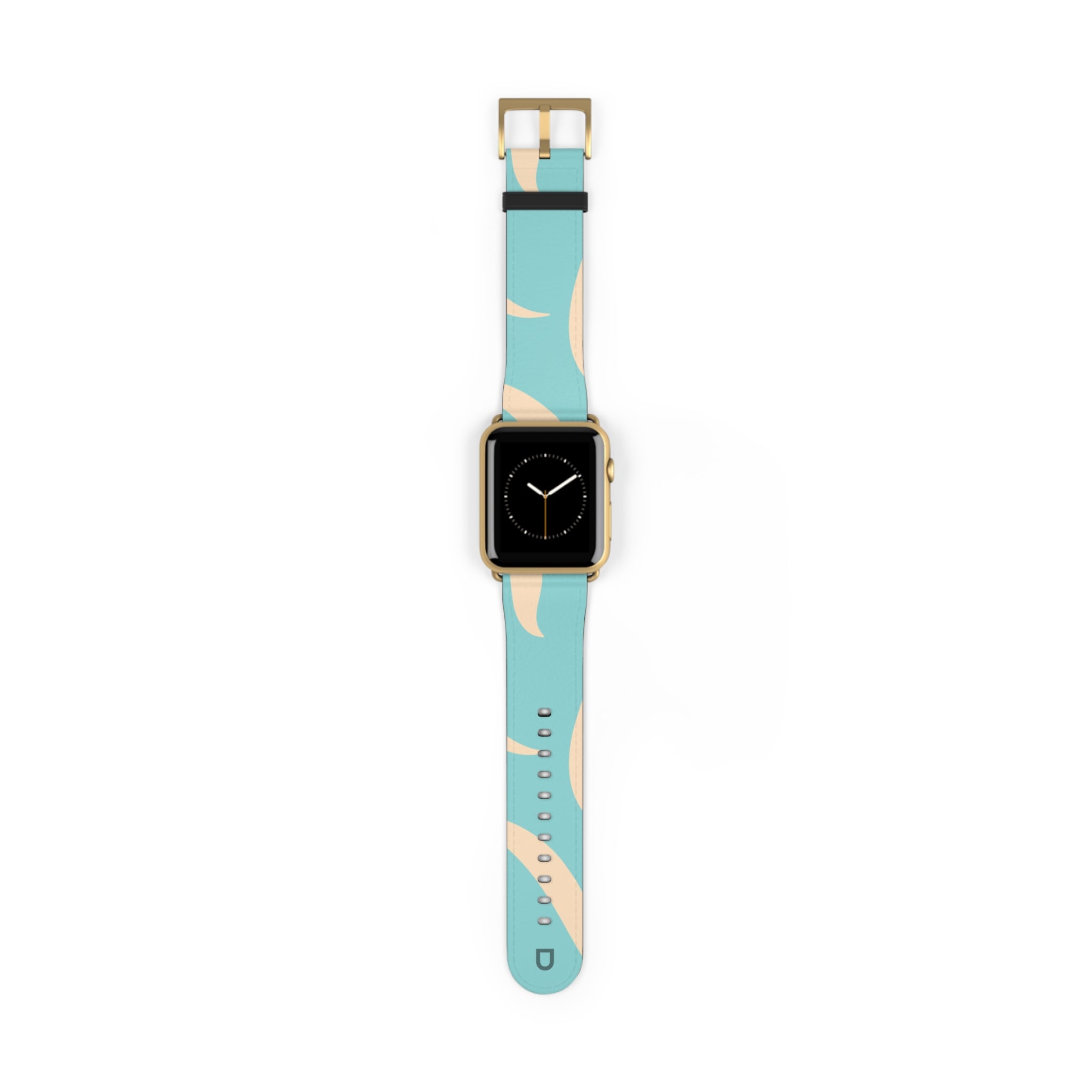Apple Watch Series Bands - Aura Swirl  Bright Aqua