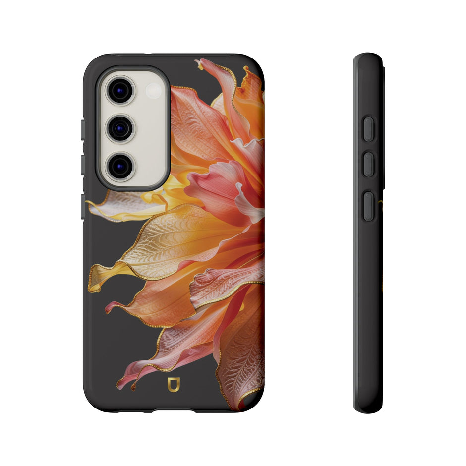 Samsung Galaxy S23 Series Tough Case - Ember Bloom Black