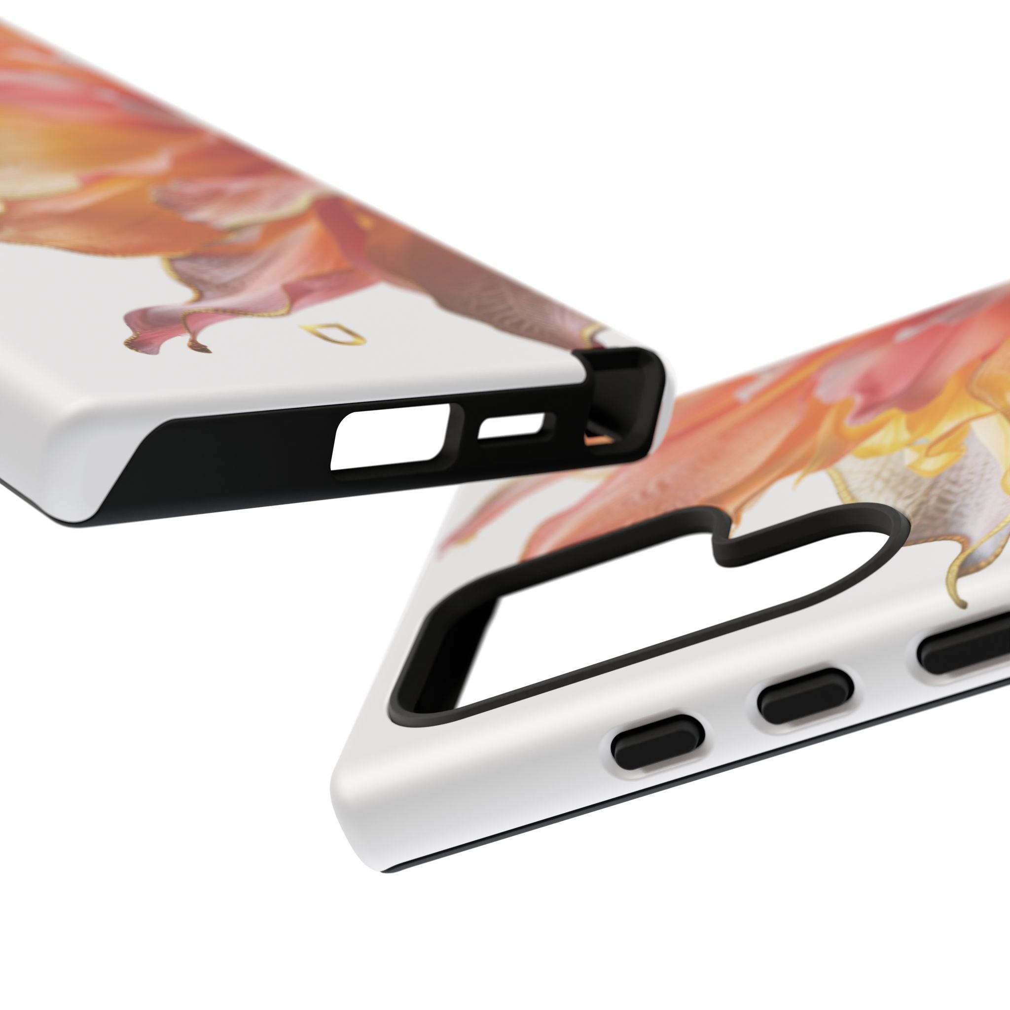 Samsung Galaxy S24 Series Tough Case - Ember Bloom White