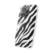 iPhone 15 Pro Flexi Case - Zebra