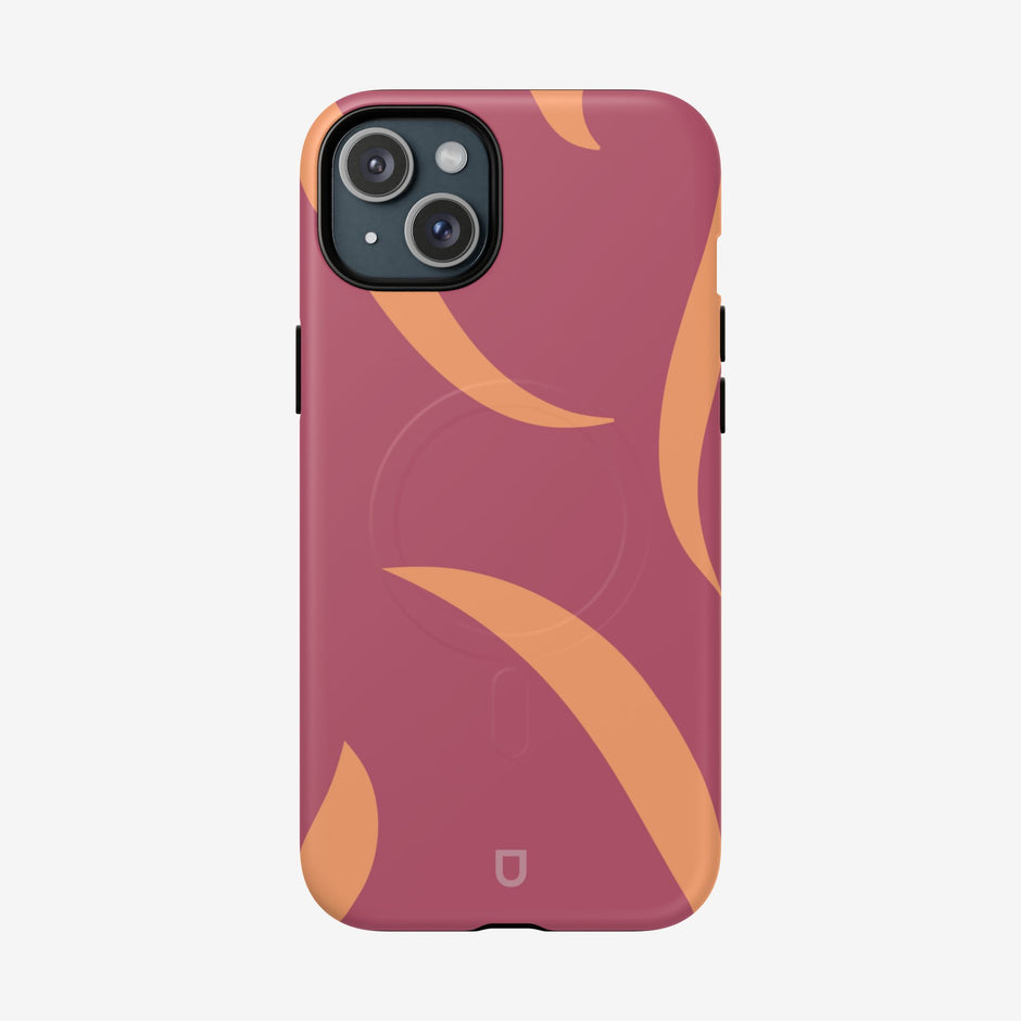 iPhone 15 Plus MagSafe Tough Case - Rose Wine