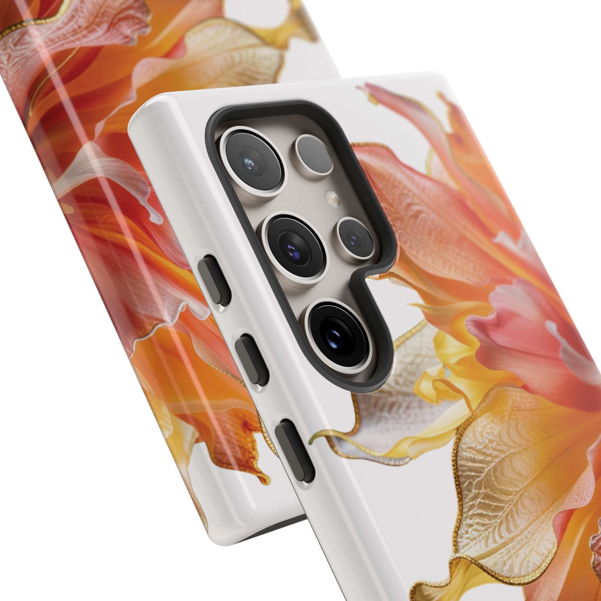 Samsung Galaxy S24 Series Tough Case - Ember Bloom White