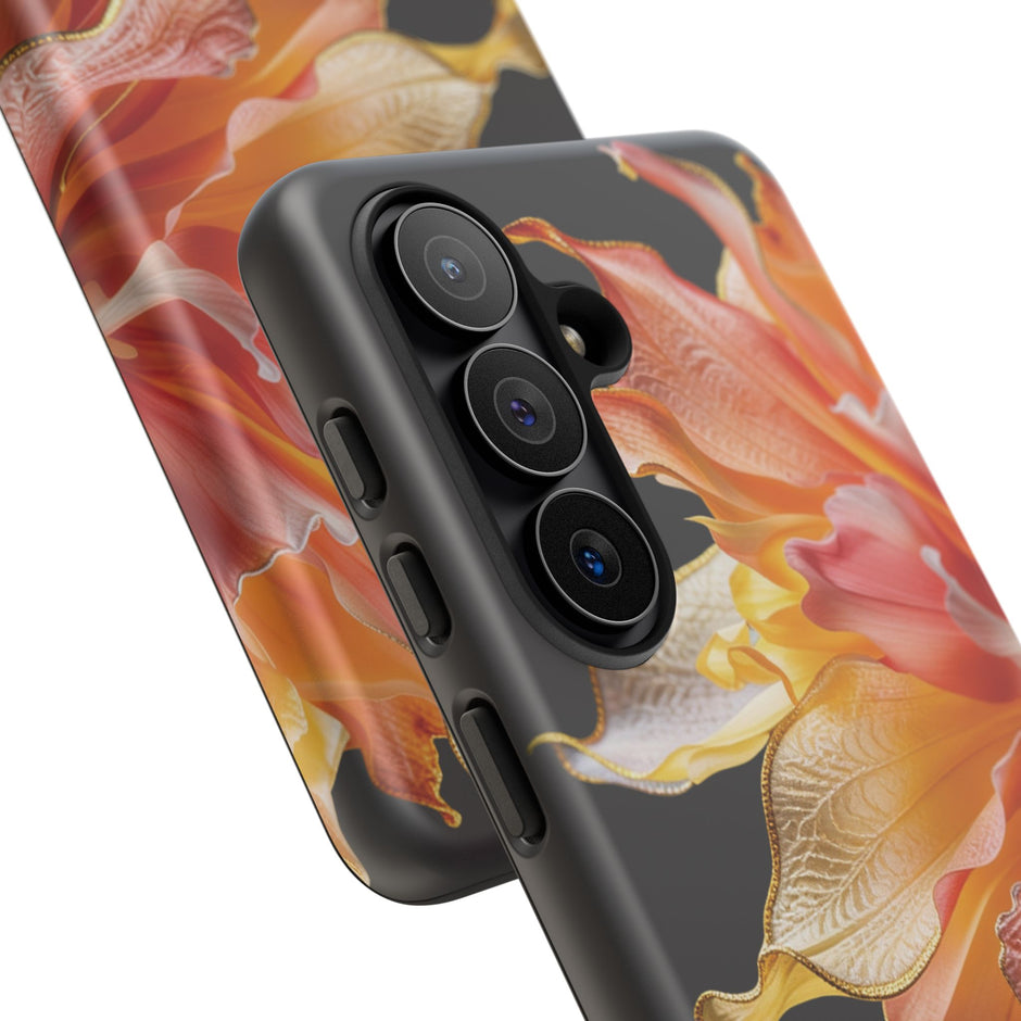 Samsung Galaxy S26 Series Tough Case - Ember Bloom Black