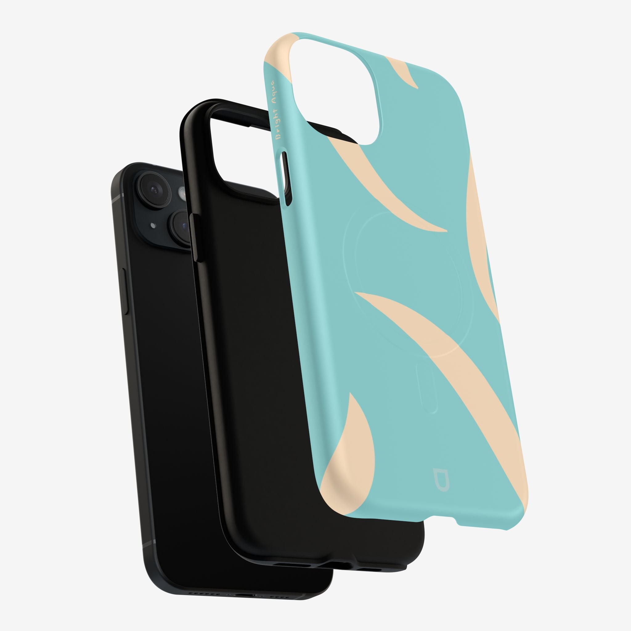 iPhone 15 Plus MagSafe Tough Case - Bright Aqua