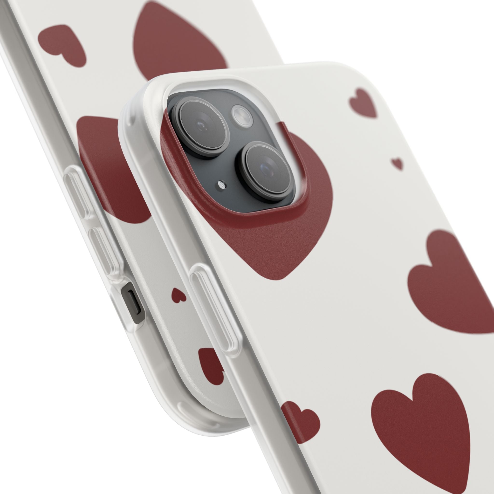 iPhone 15 Plus Flexi Case - Love