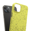 iPhone 15 Plus Slim Case - Flake Lemon