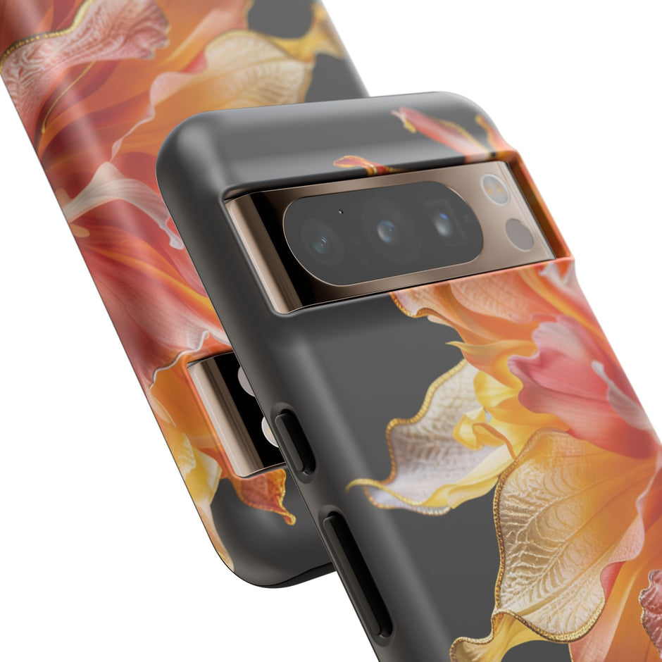 Google Pixel 8 Series Tough Case - Ember Bloom Black