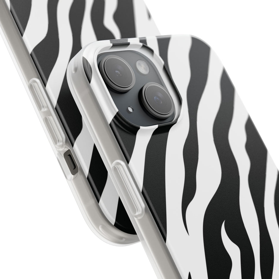 iPhone 15  Flexi Case - Zebra